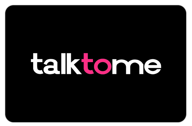 Talktome Talk to me logo