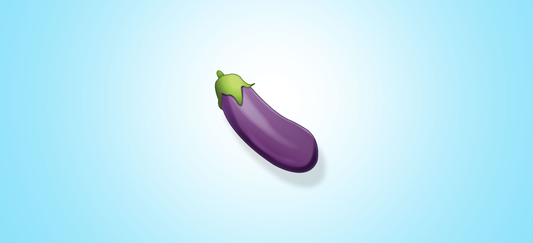 Eggplant sexting emoji