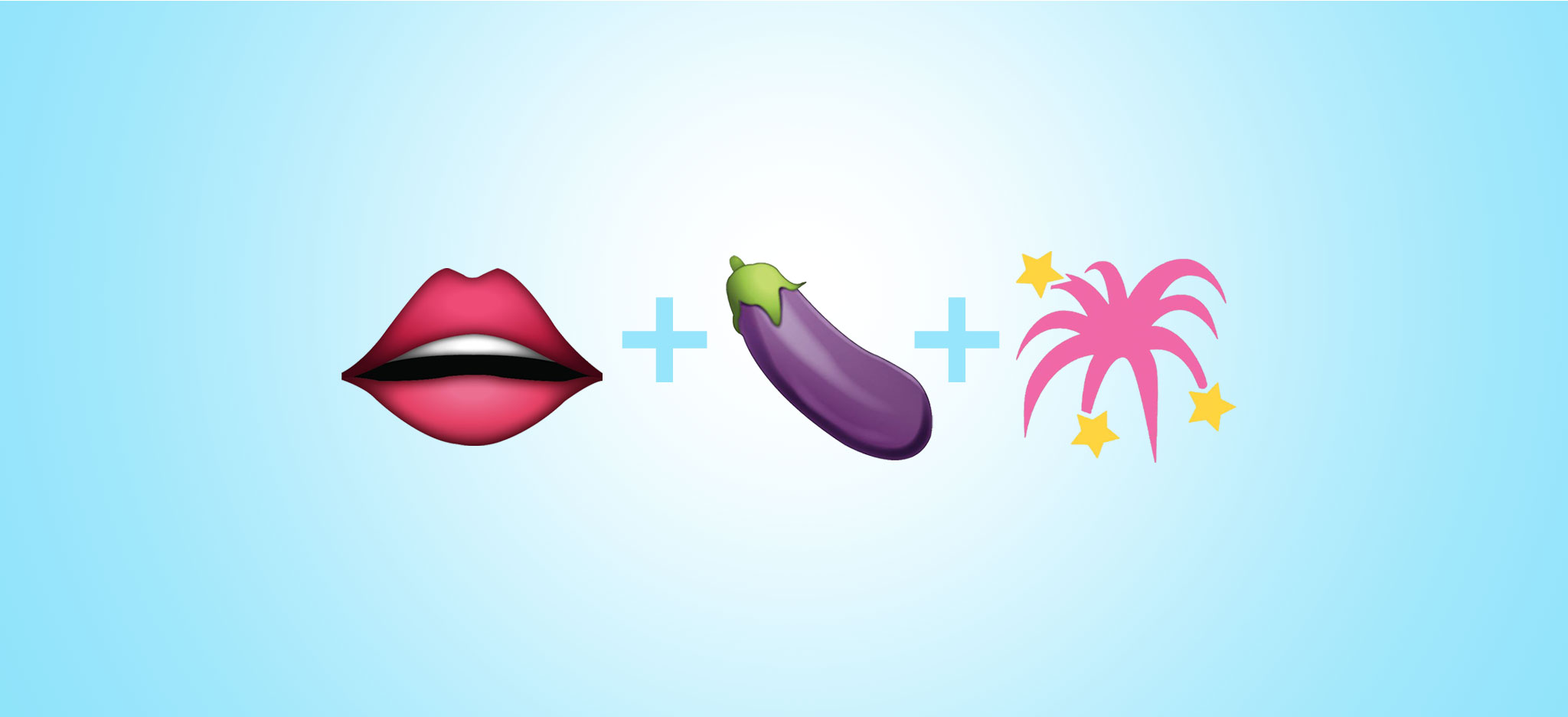 Lips and fireworks sexting