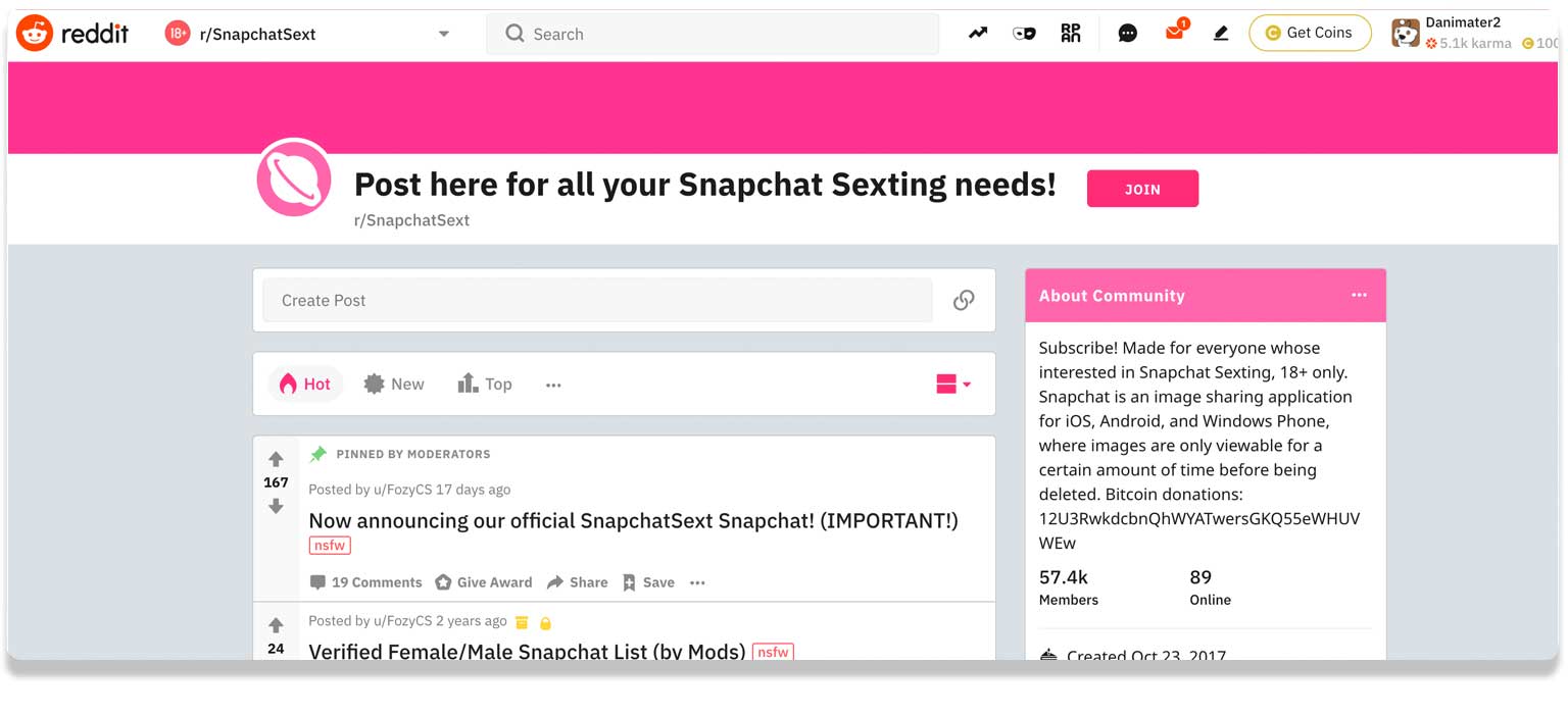 Reddit Sexting 