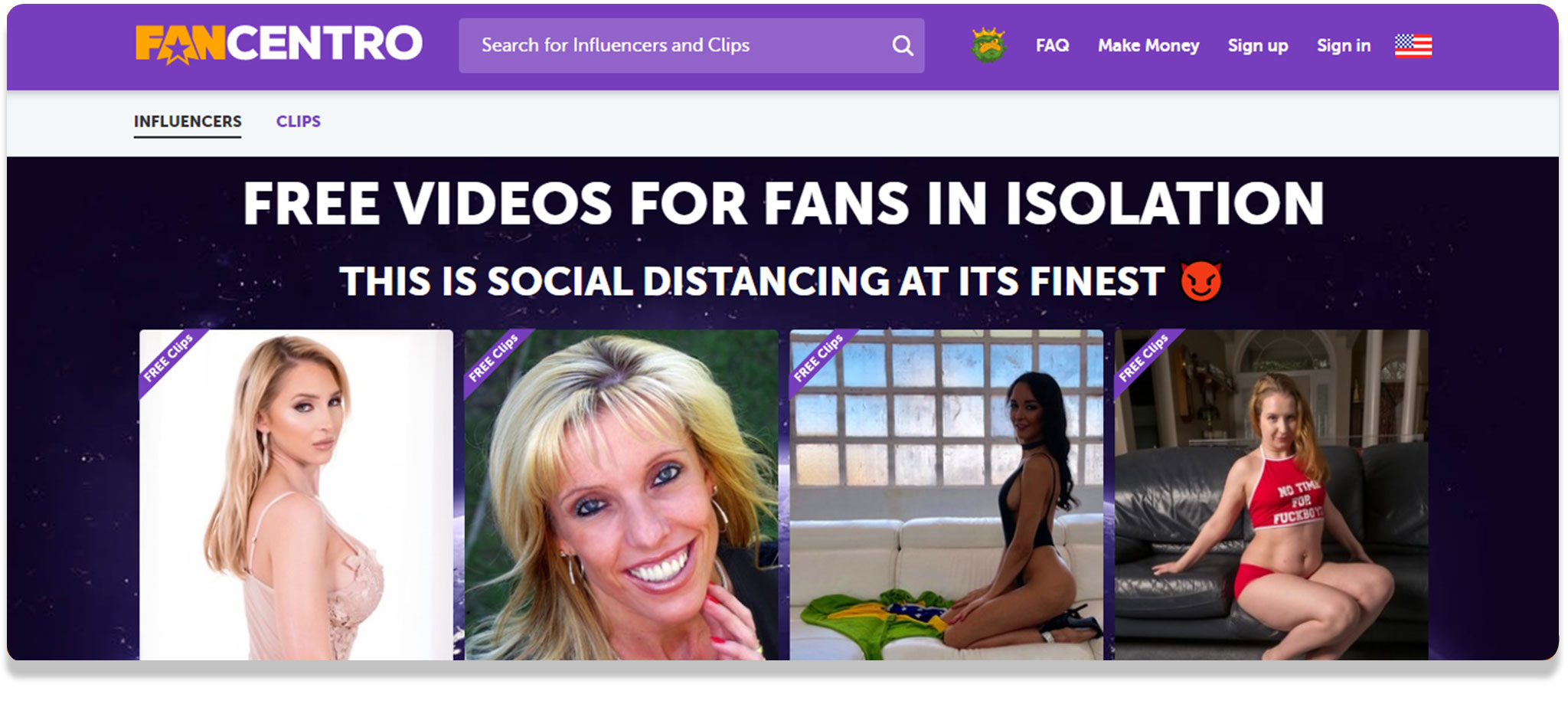 Fancentro for sexting 